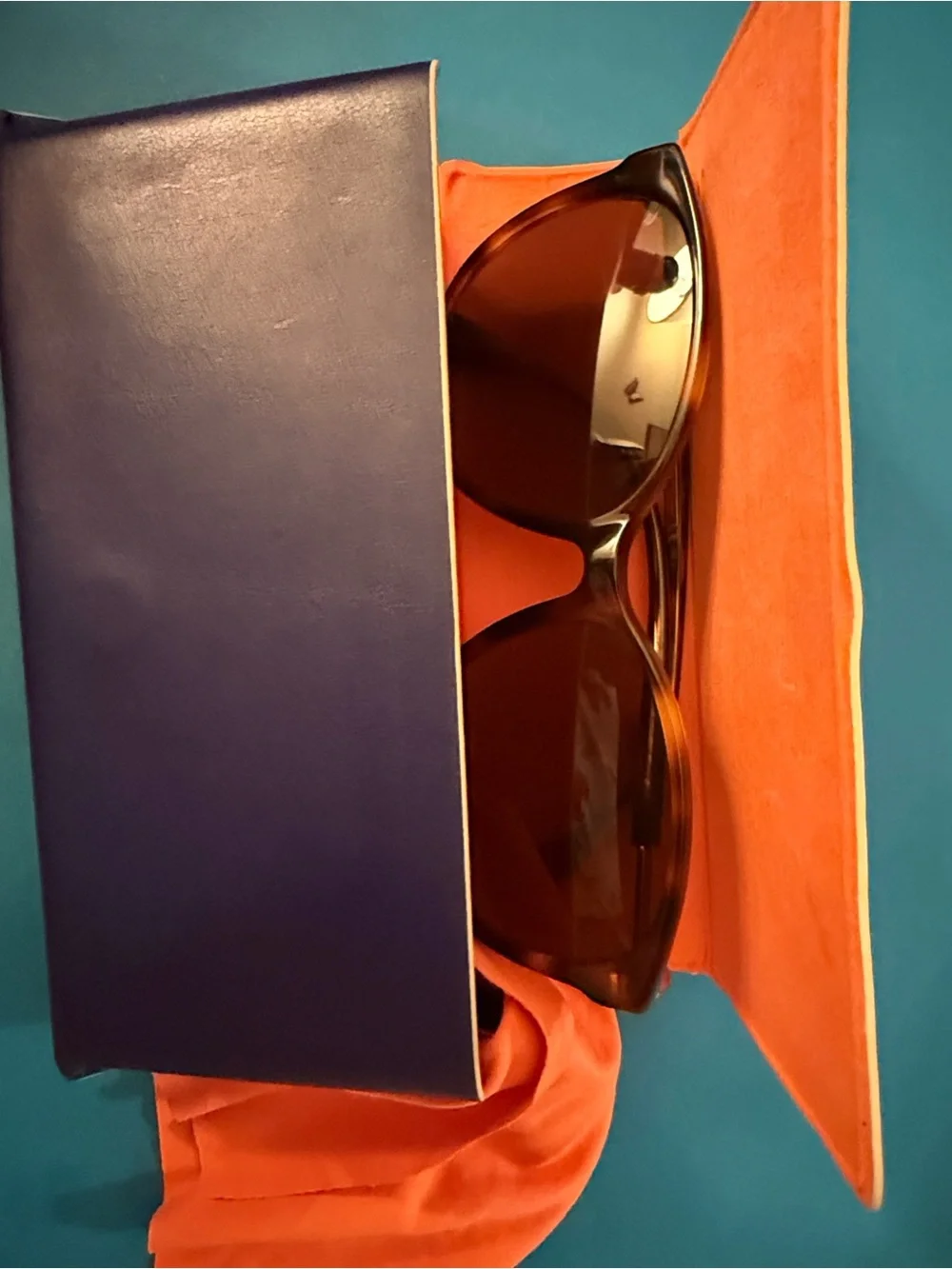 Fendi Tortoiseshell Frame Sunglasses with Dark Lenses